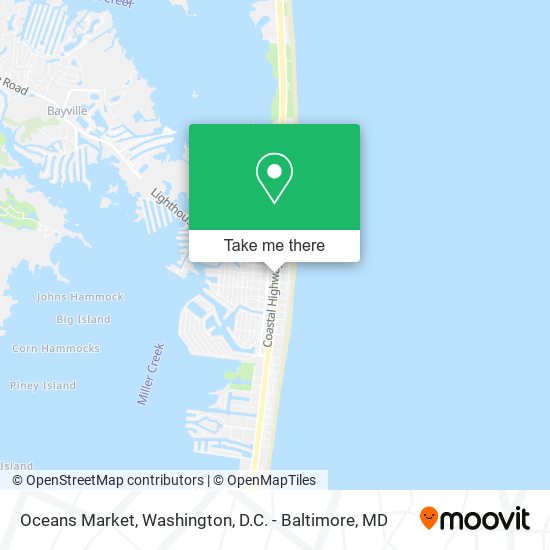 Oceans Market map