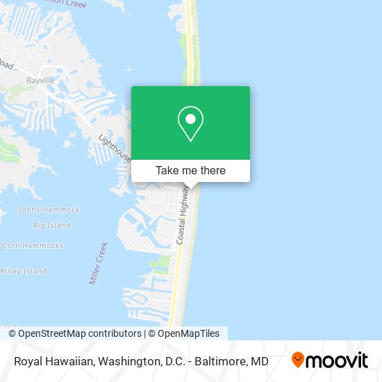 Royal Hawaiian map