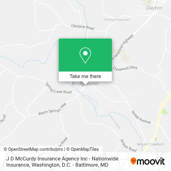 J D McCurdy Insurance Agency Inc - Nationwide Insurance map