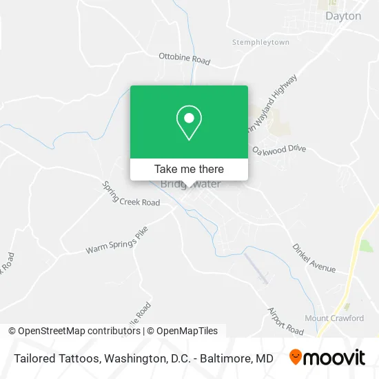 Tailored Tattoos map