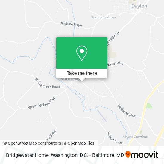 Mapa de Bridgewater Home