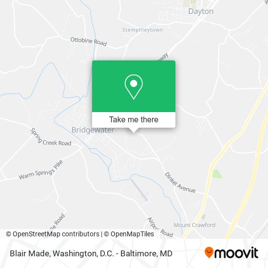 Blair Made map