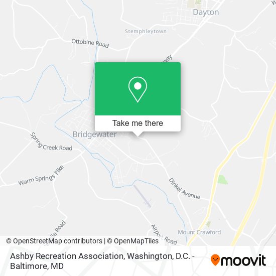 Ashby Recreation Association map