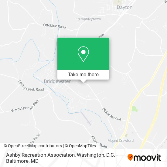 Ashby Recreation Association map