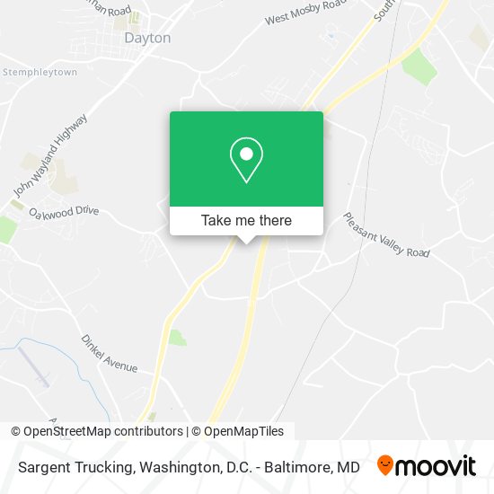 Mapa de Sargent Trucking