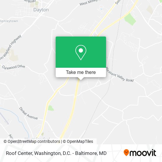 Roof Center map