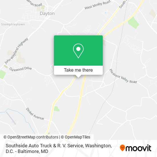 Mapa de Southside Auto Truck & R. V. Service