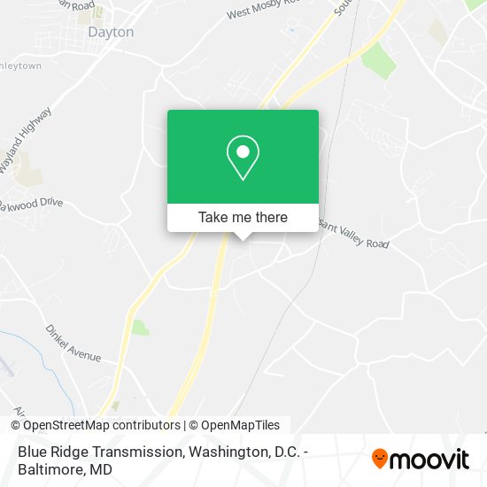Blue Ridge Transmission map