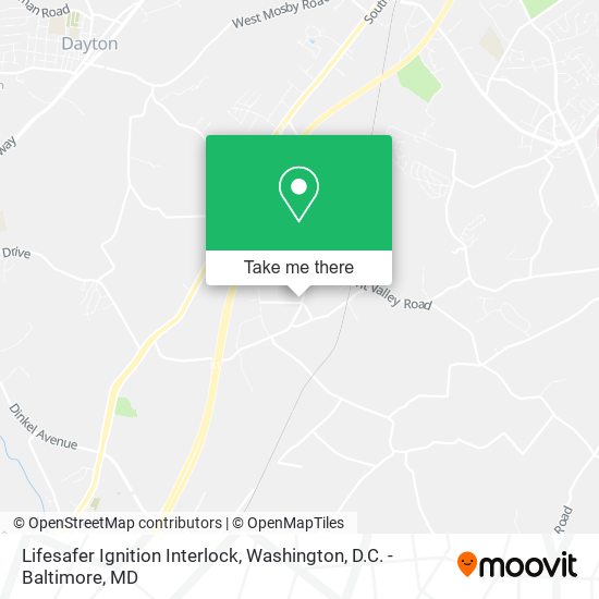 Lifesafer Ignition Interlock map