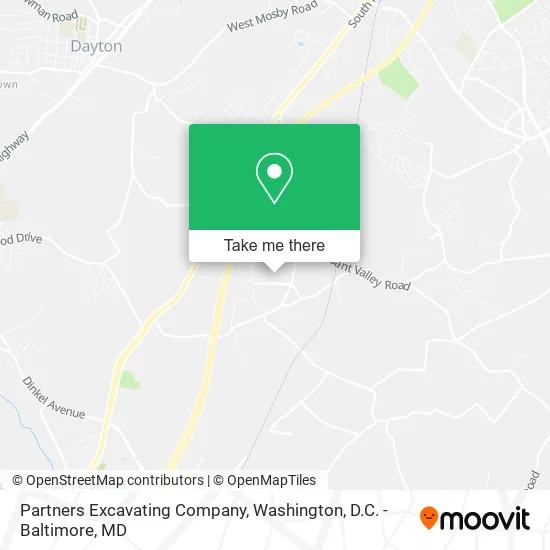 Partners Excavating Company map