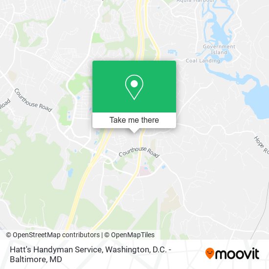 Mapa de Hatt's Handyman Service