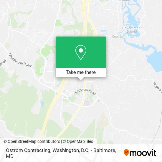 Ostrom Contracting map