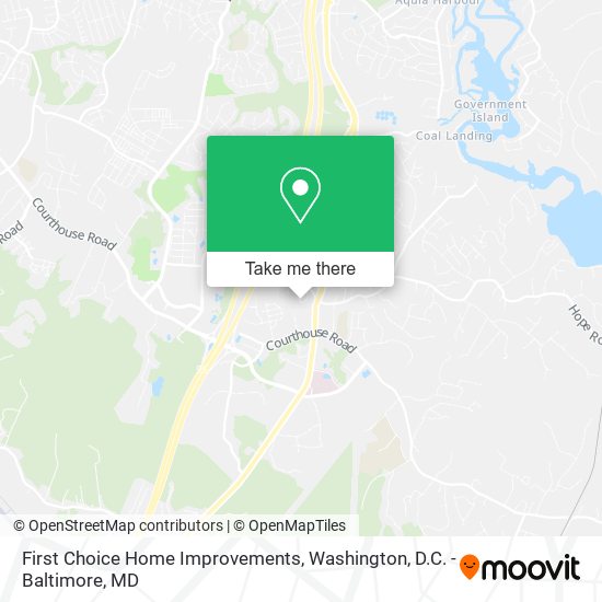 First Choice Home Improvements map