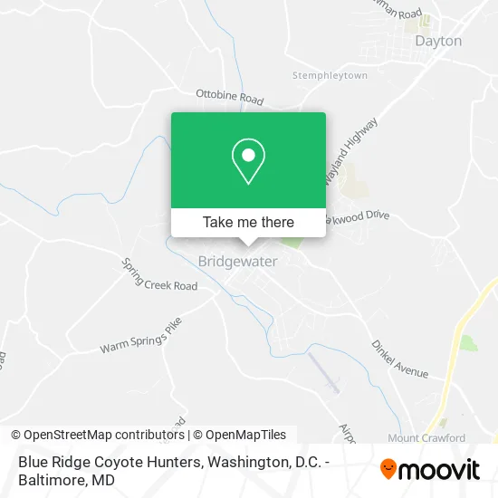 Blue Ridge Coyote Hunters map
