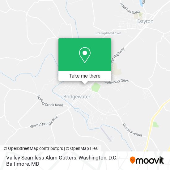 Mapa de Valley Seamless Alum Gutters