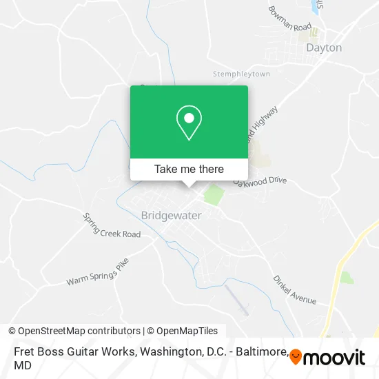 Fret Boss Guitar Works map