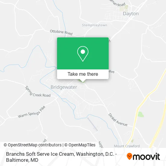 Branchs Soft Serve Ice Cream map