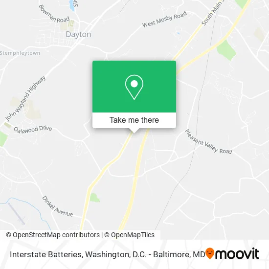 Interstate Batteries map