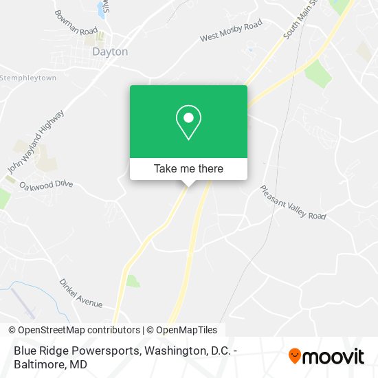 Blue Ridge Powersports map
