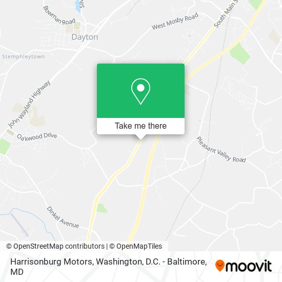 Mapa de Harrisonburg Motors