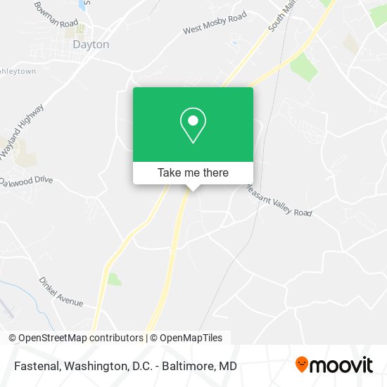 Fastenal map