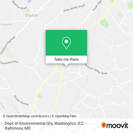 Mapa de Dept of Environmental Qty
