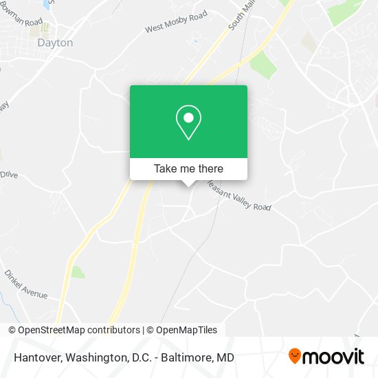 Hantover map