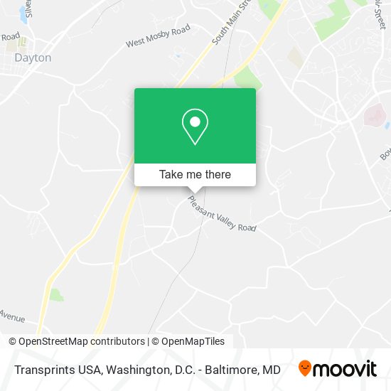 Mapa de Transprints USA