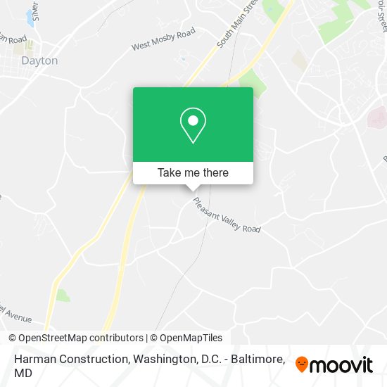 Harman Construction map