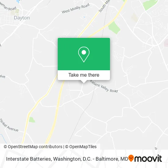 Interstate Batteries map