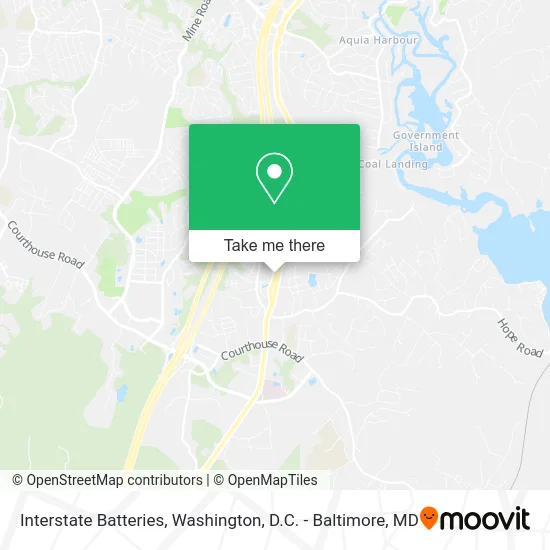 Interstate Batteries map