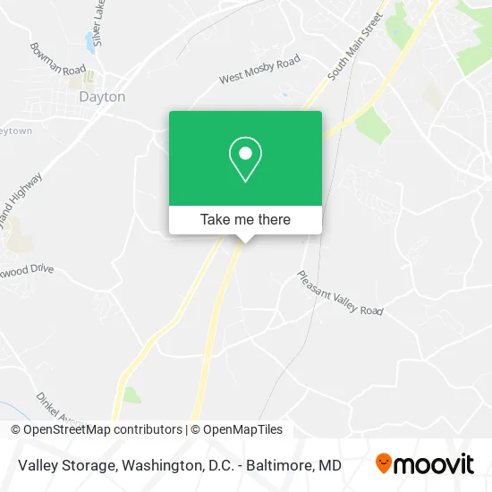 Valley Storage map