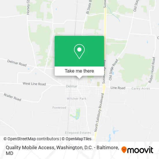 Quality Mobile Access map