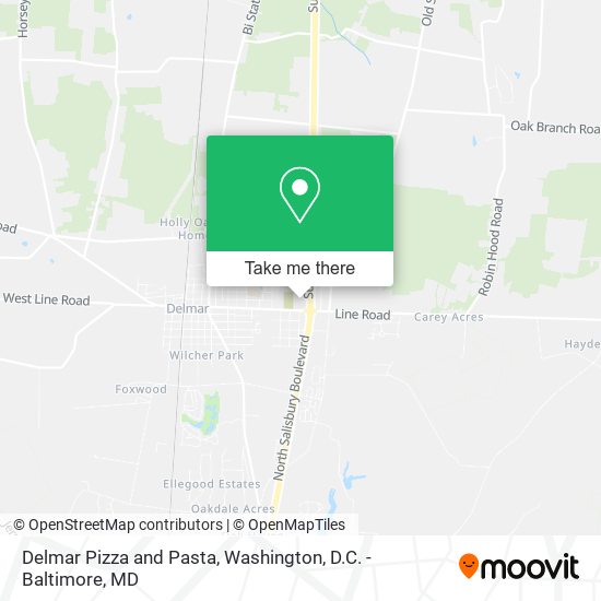 Mapa de Delmar Pizza and Pasta