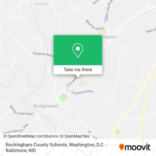 Mapa de Rockingham County Schools