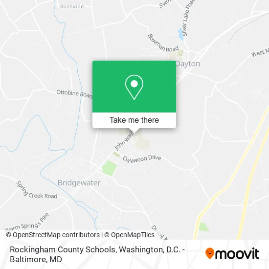Rockingham County Schools map