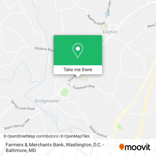 Farmers & Merchants Bank map