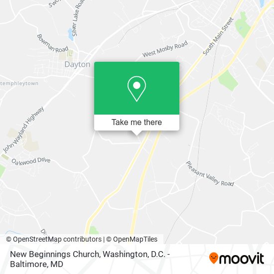Mapa de New Beginnings Church