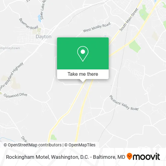 Rockingham Motel map