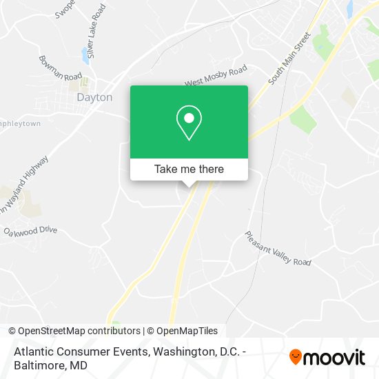 Atlantic Consumer Events map