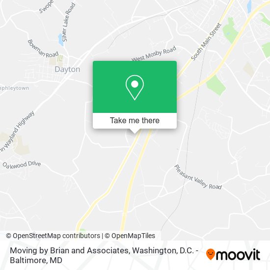 Moving by Brian and Associates map