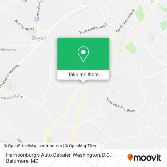 Mapa de Harrisonburg's Auto Detailer