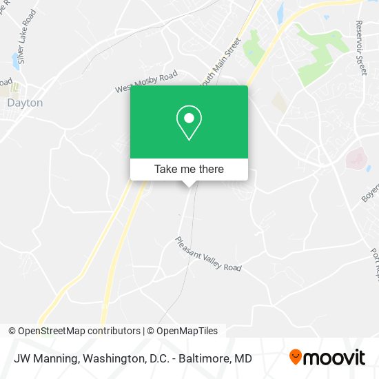 JW Manning map