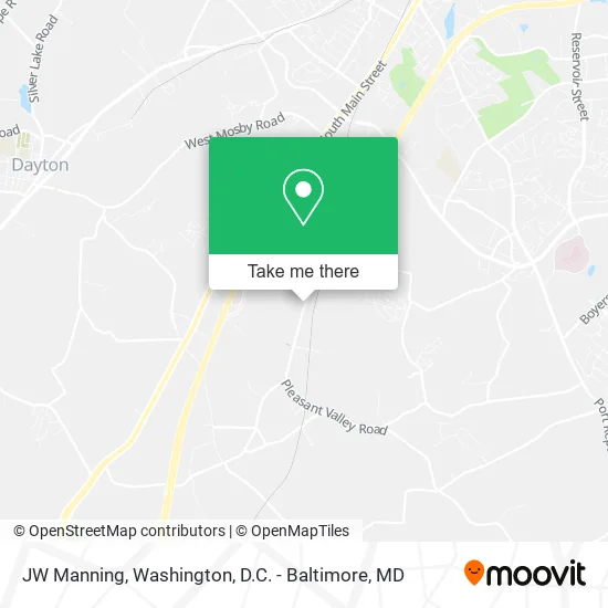 JW Manning map