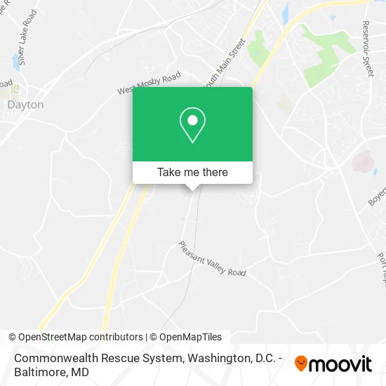 Commonwealth Rescue System map