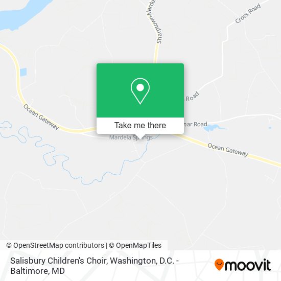 Salisbury Children's Choir map