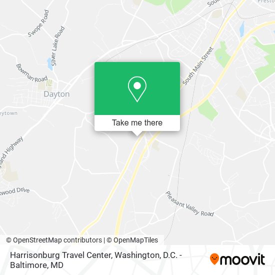 Harrisonburg Travel Center map