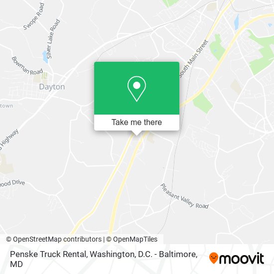 Mapa de Penske Truck Rental