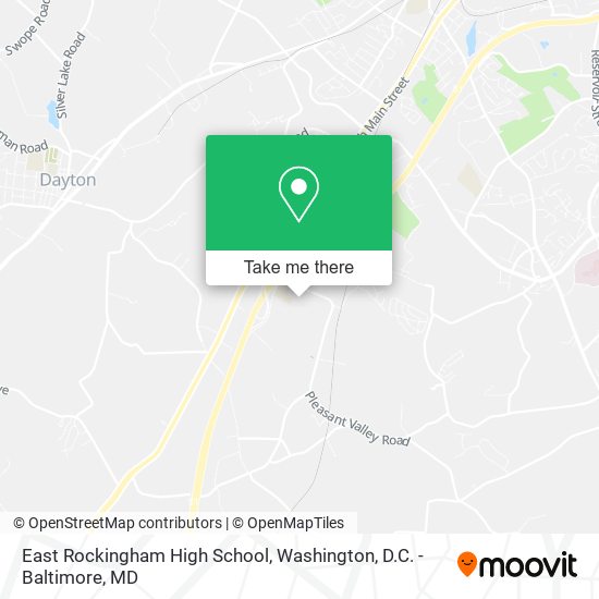 Mapa de East Rockingham High School
