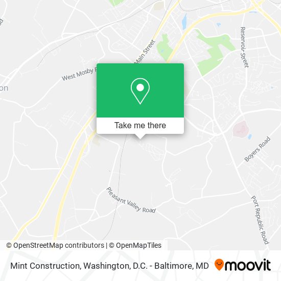 Mint Construction map